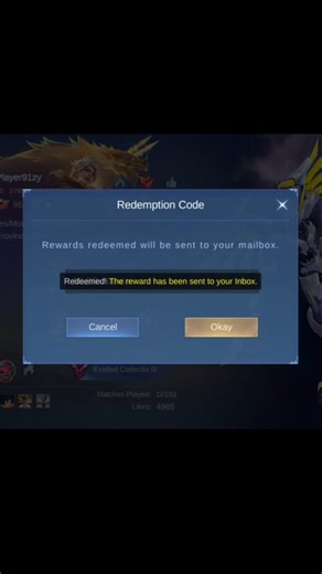Player91 on Instagram: "NEW MLBB REDEMPTION CODE MAY 2025 #IG #MLBBCreator #MLBBAccountFlex #mlbbguide #mlbbtutorial #trending #viral #fyp #mlbbgameplay #Fuego #Elgin #Dogie #Trippings #Benthings #MLGuide #Hororochan #MasterTheBasics #ShinmenTakezo #KazukiOfficial #onicPH #onicID #TLPH #TLID #RRQ #KELRA #KINGKONG #SUPERPRINCE #BRUSKO #MPL #mlbbtipsandtricks"