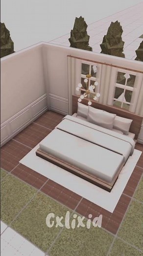 bloxburg spring bedroom build idea! #bloxburg #bloxburgbuild #bloxburgupdate