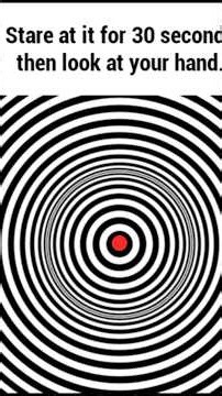 focus on red dot and see anywhere you want it can move everything #illusion #illusionary #magiceye