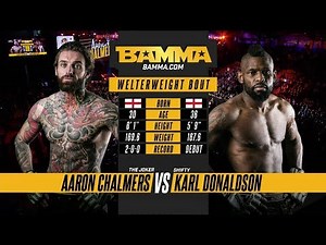 Aaron Chalmers vs Karl Donaldson | BAMMA 33 Full Fight