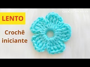 FLOR PERFEITA EM 20 MIN! Crochê FÁCIL Para Iniciantes (Passo a Passo SEM ERRO)