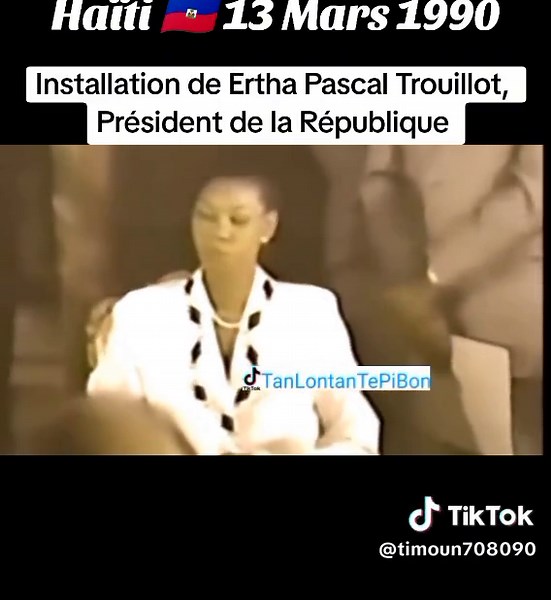 Ertha Pascal Trouillot: Pionnière de la République d'Haïti