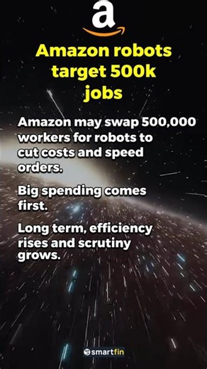 Amazon robots target 500k jobs
