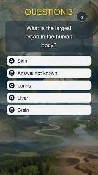 Human Body & Biology (Part 9)