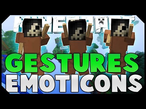 ALL NEW GESTURES AND EMOTICONS! ( Hypixel Update )