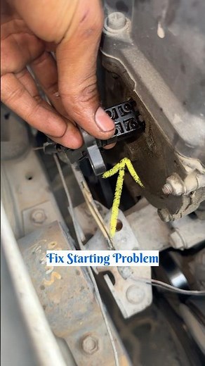 How to fix engine long cranking to start #short