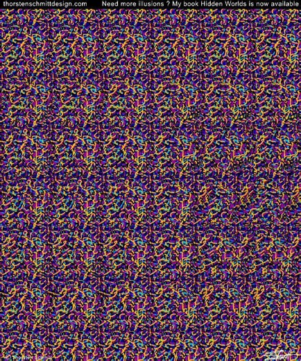 8.8K views · 183 reactions | What's hidden in all three of my optical illusions ? ❤ #opticalillusion #stereogram #autostereogram #estereograma #hiddenworlds #art #design #illusion | Thorsten Schmitt Design | Facebook