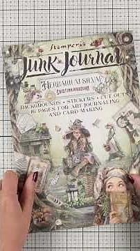 Beutiful journal page tutorial by @vickyp using our Herbarium Silvae collection #diyjournal