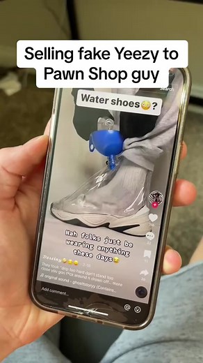 325K views · 3.3K reactions | Trying to sell fake yeezys to the pawn guy #fyp #viral #pawnshop @PawnGuy | Dylan Ayres | Facebook
