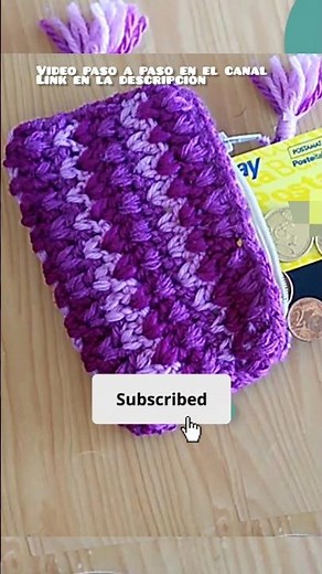 Easy crochet coin purse for beginners #tutorial #diy #handmade