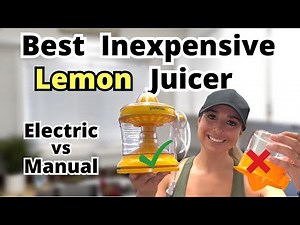 Best Lemon Citrus Juicer | How To Juice A Lemon With Proctor Silex Electric Squeezer