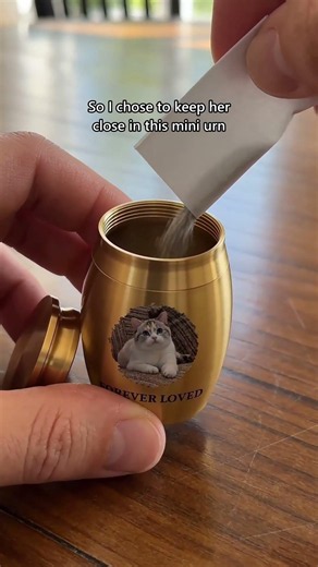 Personalised Loss of Pet's Urn Gift "Memorial Mini Urn with Photo"