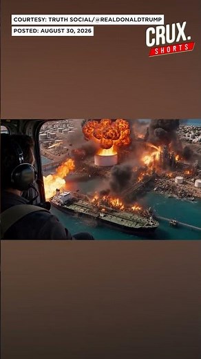 Trump Posts AI Video of Kharg Island Being ‘Blown to Smithereens’ After Iran’s Jordan Attack
