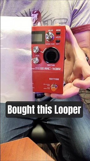A looper with rhythms - boss rc10r