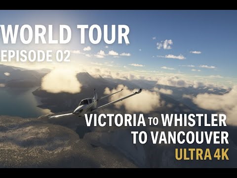 MSFS2024 World Tour Series EP02 | Victoria to Vancouver | Cinematic MSFS2024 Bonanza A36 Flight