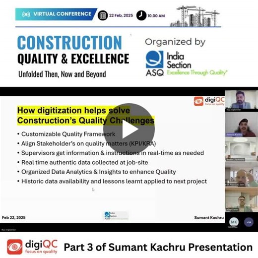 #construction #digitization #qualitymanagement #nicmaruniversity | Akshith Bijjala