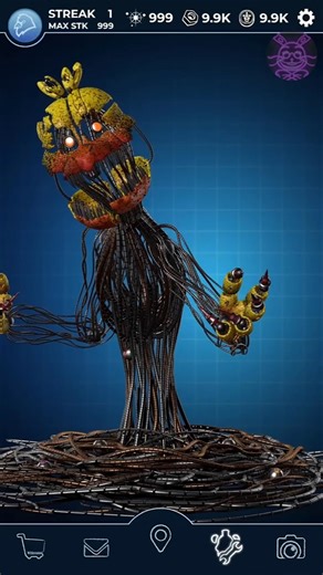 molten nightmares Animatronics jumpscare fnaf Edit// #fnaf #bug #glitchtrap