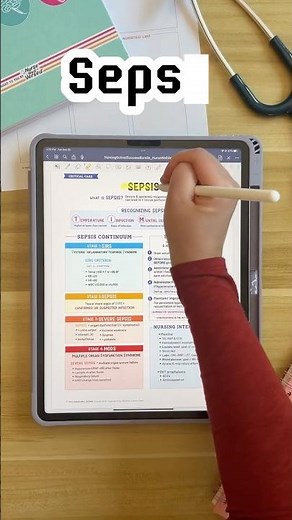 Sepsis Stages Review #shorts #nursingschool