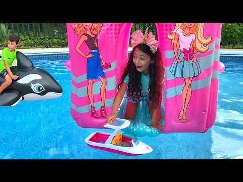 Intense Pool Adventure: Heidi Trapped in Lava, Zidane to the Rescue!