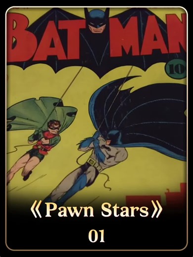 The man brought a 1940 edition of Batman No1, a Holy Grail collectible in the comic book world. Its value exceeds hundreds of thousands of dollars.#pawnstars #antique #collection #collector