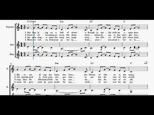 See him lying on a bed of straw - Calypso Carol (SATB)