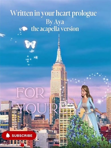 Written in your heart prologue (Erika's part) #barbie #singing #coversong #acapella #shorts