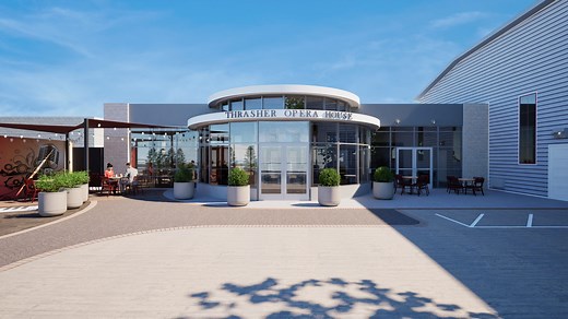 Historic Thrasher Opera House to undergo $3M renovation on outdoor space