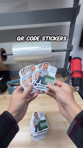 AADesigns on Instagram: "Packing a custom QR code sticker order. #packingorders #dumpster #asmr #dumpsters"