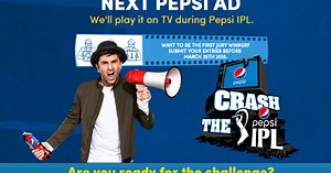Pepsi asks consumers to 'Crash the IPL' | Advertising | Campaign India