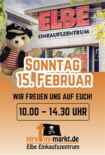 Letztes Jahr haben wir unseren neuen Lieblingsflohmarkt entdeckt 🧡 Und jetzt ist es endlich wieder so weit! 📅 15. Februar 📍 Im kompletten Elbe-Einkaufszentrum – über zwei Etagen reiht sich ein Flohmarktstand an den nächsten 😍 Perfekt für eine große Schnäppchenjagd mit der ganzen Familie! Wir freuen uns riesig und würden es uns auf keinen Fall entgehen lassen. Also kommt vorbei und sichert euch die besten Teile ✨ Viel Spaß beim Stöbern & gute Schnäppchen! 🛍️ #kinderflohmarkthamburg #hamburgm