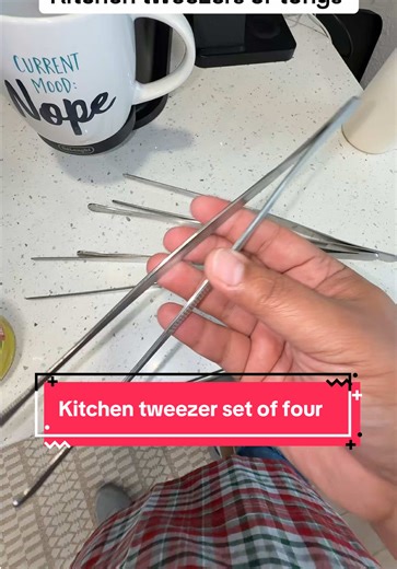 Precision tweezers made for plating, flipping, and fine control in the kitchen. Perfect for meats, seafood, garnishes, and detail work where fingers just get in the way. Heat-resistant, easy to clean, and once you use them, you won’t go back. #kitchentools #homecooking #plating #cookingtok #cheftools