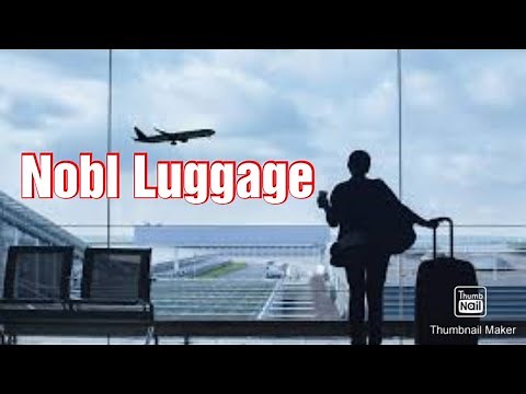 Nobl travel luggage.