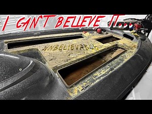 You won't believe what they did | Nitro Bass Boat Restoration
