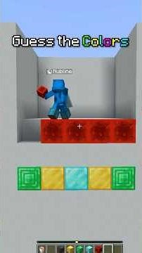 Minecraft Match The Colors!