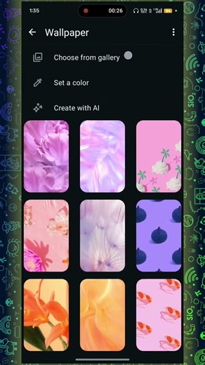 WhatsApp chat screen wallpaper || whatsapp chat par photo kaise lagaye 2026