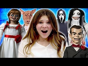 Surviving Annabelle, Slappy, Jeff The Killer and Pig Man...Part 1 The First 8 Hours!