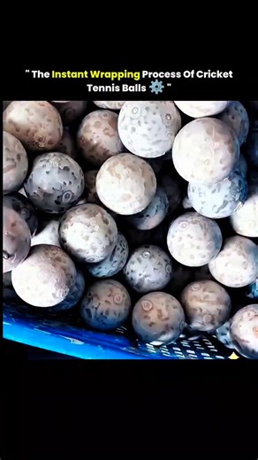 @solved_science on Instagram: "Tennis cricket balls are wrapped using a high-speed machine that stretches and layers the felt covering around the rubber core. The process ensures a tight, even wrap, giving each ball consistent bounce, durability, and the perfect surface for play. #instant #wrapping #process #cricket #tennis #balls #tech #knowledge #technology #history #usa #innovation #fyp #viral #didyouknow #reels"