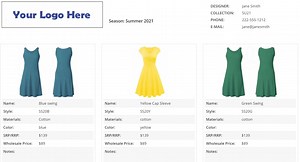 How to Create a Line Sheet – StartUp FASHION