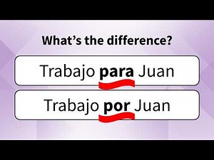POR vs PARA | Spanish Prepositions That Confuse Everyone