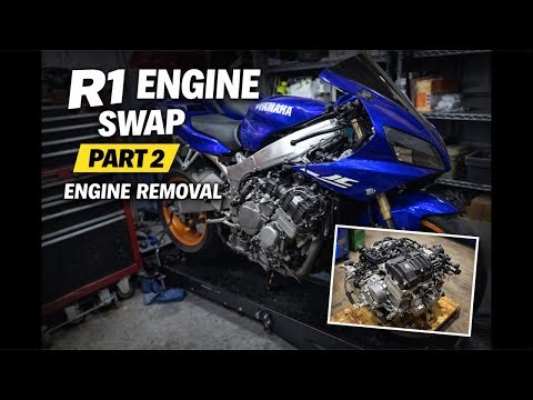 2001 Yamaha R1 Engine Swap – Pulling the Original Motor & Crate Engine Prep (Part 2)