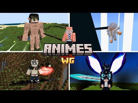 “The Best Minecraft Anime Mod You’ve NEVER Seen! 🔥 (Animes WG)” Anime Mod Minecraft PE 1.21+