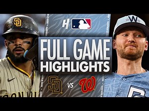 San Diego Padres vs Washington Nationals - FULL GAME HIGHLIGHTS | July 18, 2025 MLB Season