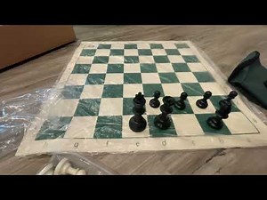 The House of Staunton US Chess Quiver Chess Set Combo Green