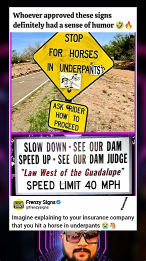 Funny Road Signs That Make Absolutely No Sense 😂