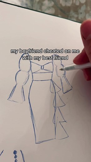 Making a dress for my ex boyfriends wedding