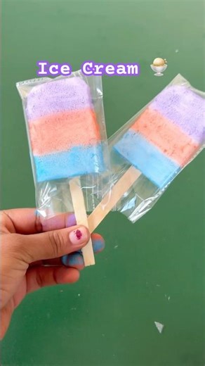 DIY Squishy Ice-cream 🍧 #shorts #art #diy #craft #easyandsimpleart1 #youtubeshorts #viral #trending