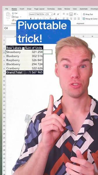 Calcula el porcentaje total en tu tabla dinámica