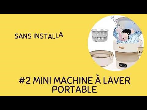 Machine à laver portable, très pratique, vie nomade, camping, van aménagé, camping-car - van life
