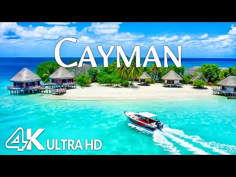 Cayman Islands 4K UHD – Shallow Lagoons, Vibrant Coral Reefs & Caribbean Paradise | Relaxing Music