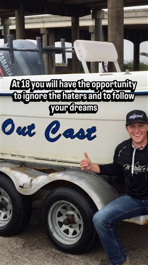 At age 18, I bought my first little boat while working 3 jobs and going to school full time. I had a dream to build @outcastfishincharters and share my passion with as many people as I could. Over the years, plenty of folks told me I’d never make it in the fishing world. We walked through vandalism, defamation, theft, setbacks and storms that would’ve sunk most dreams… but God had already written a different story for my life. His calling was simple: love people, serve people, and create unforge